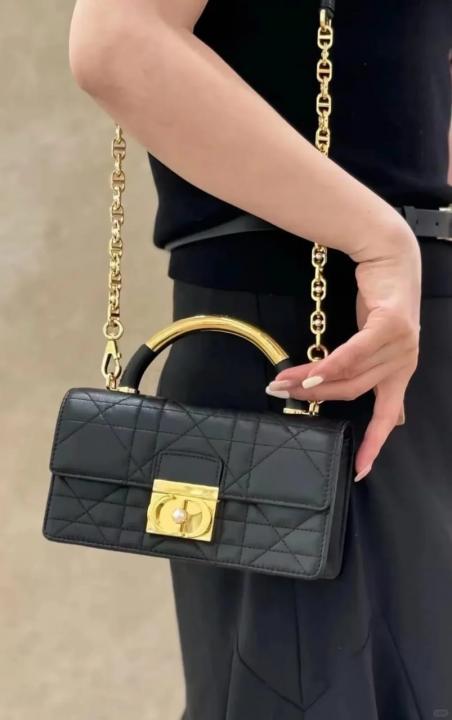 Christian_Dior_Mini_Ange_Bag_Black_Macrocannage_Lambskin_With_OG_Box_&_Dust_Bag_1305_Black