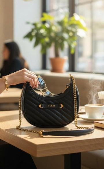 GUESS DEA TOP ZIPPER SHOULDER BAG WITH_BOX 6259