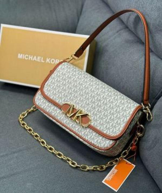 Michael kor_s Jet Set Charm Small Logo Pochette Bag ( Box Dust Bag) 495