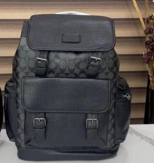 Coach_Unisex_Rivington_Backpack_Black_Black_Sprint_Leather_With_Dust_Bag__Black_Black