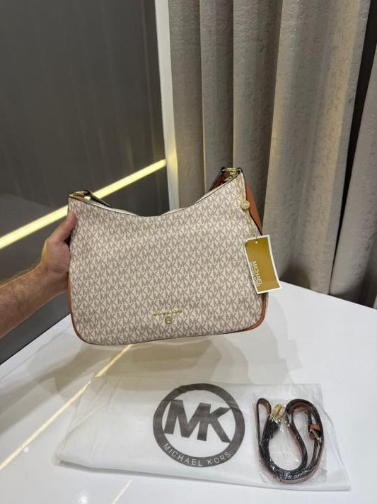 MICHAEL KORS KELSEY MEDIUM LOGO PREMIUM HAND BAG WITH DUST BAG