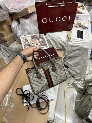 Gucci ophidia gg small totebag with double box carrybag premium quality 527