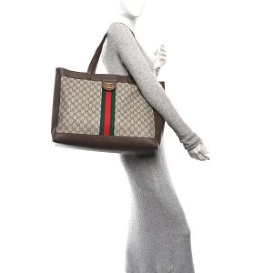 Gucci Ophidia Soft Gg Supreme Large Tote Gg Supreme Premium With Dust Bag 6359
