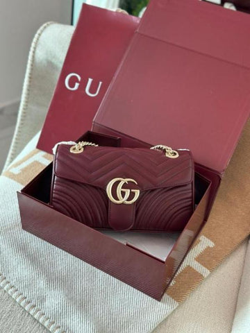 Gucci GG Marmont Sling Bag Premium Quality With Double Box DustBag Card CarryBag