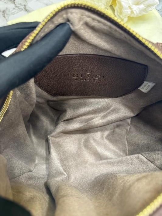 Gucci Speedy Supreme Stripe Mini GG Top Handle Bag With Box And Dust Bag
