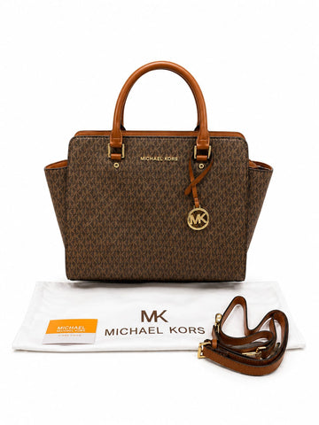 Michael kor_s Sienna Medium Satchel Bag With DustCover 6371