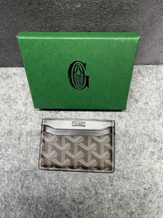 Goyard_Saint-Sulpice_Card_Holder_Case_Wallet_Dark_Brown_With_OG_Box_Dark_Brown