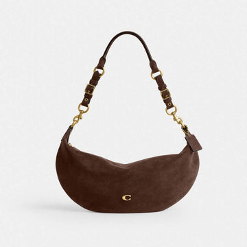 Coach Paige Sling Bag in Suede High End Quality With Original Box