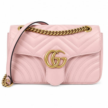 GUCCI GG MARMONT PINK COLOUR WITH OG MAGNET BOX & DUST COVER HEAVY PREMIUIM QUALITY - 1732