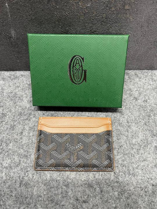 Goyard_Saint-Sulpice_Card_Holder_Case_Wallet_Brown_With_OG_Box_Brown